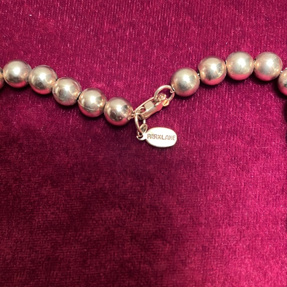 Vintage PARKLANE gold tone beads on fine chain. Heavy. - Picture 2 of 3